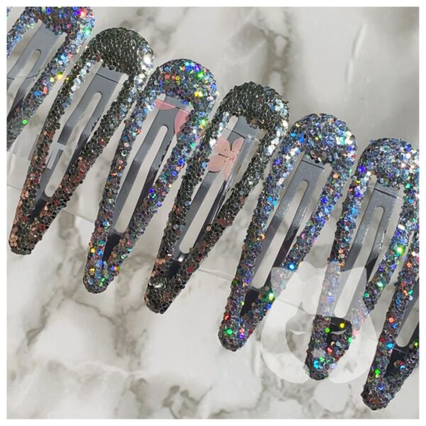 Hebillas C/Glitter Grandes Individual