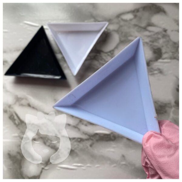 Plato Triangular Bandeja Porta Strass