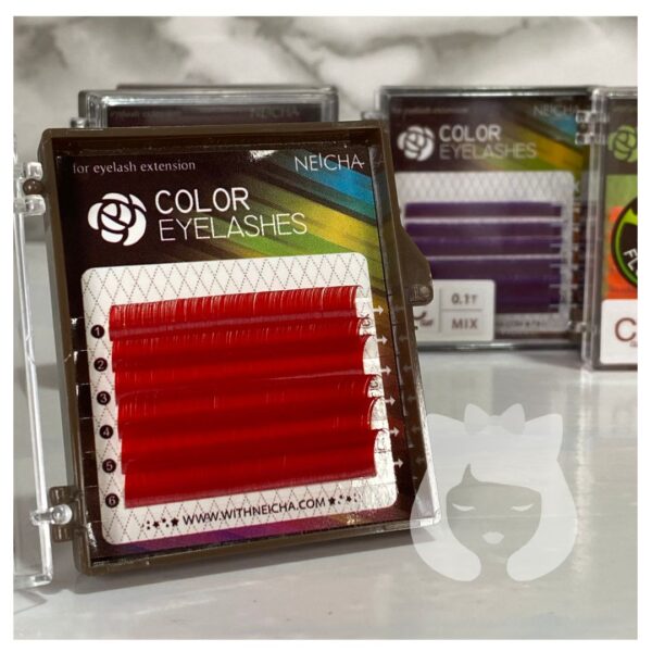 Extensiones Neicha 0.15C MIX Color #Rojo