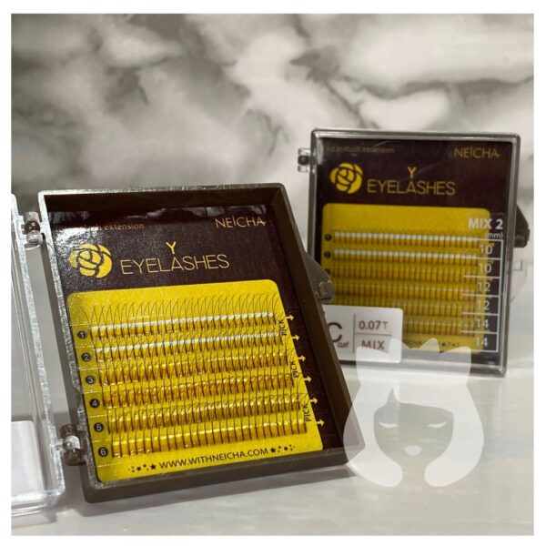 Extensiones Y 0,07 MIX x 6 Lineas Neicha