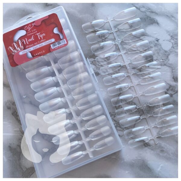 Tips Coffin 240 Pcs City Girl