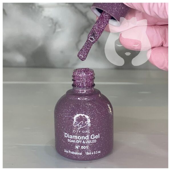 Esmaltes Reflectivos City Girl 10ml #01