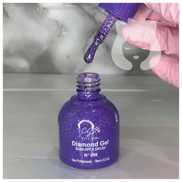 Esmaltes Reflectivos City Girl 10ml #08