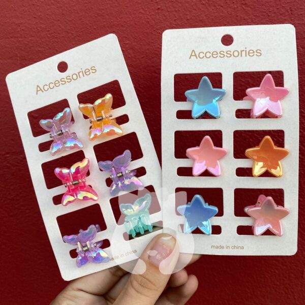 Set Brochecitos Tornasol 6pcs