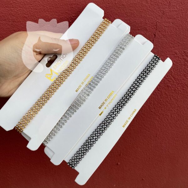 Choker Metal Strass