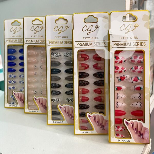 Uñas Press On C/Diseño Almendra