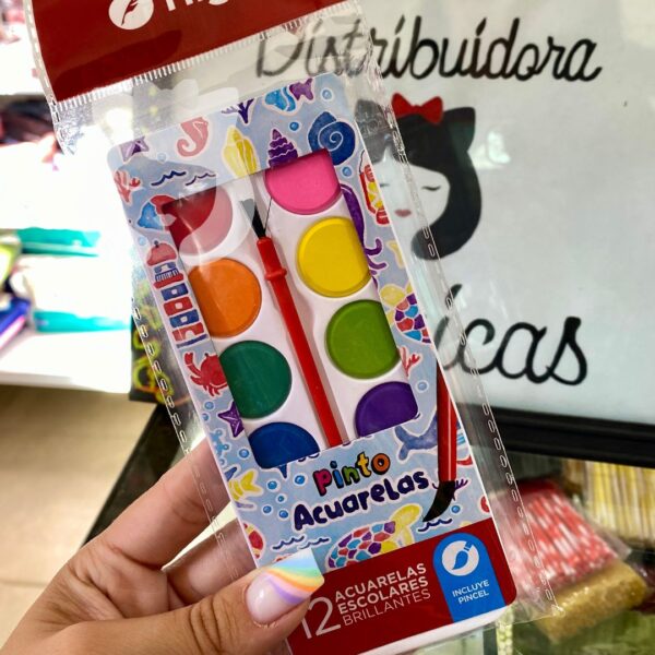Acuarelas 12pcs