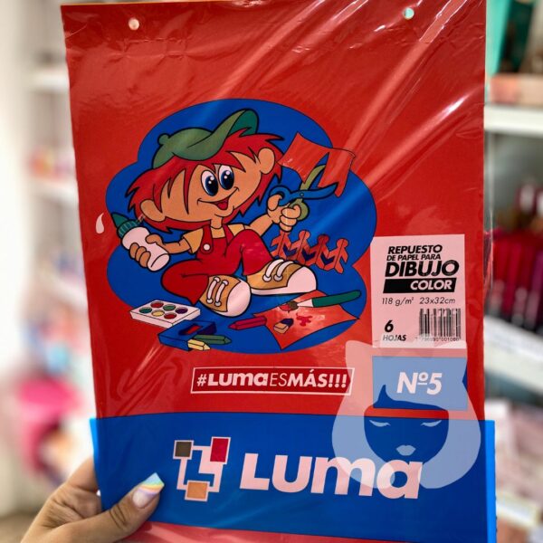 Repuesto Hoja Dibujo Color