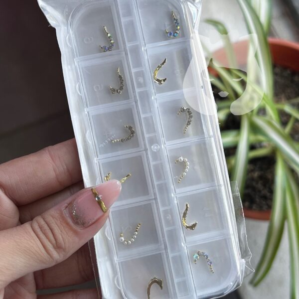 Dijes Medio Corazon 12pcs