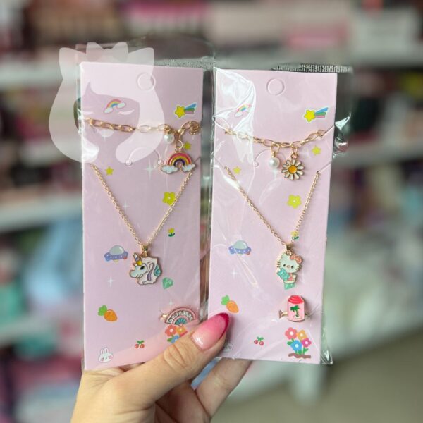 Set Infantil Collar + Pulsera + Anillo