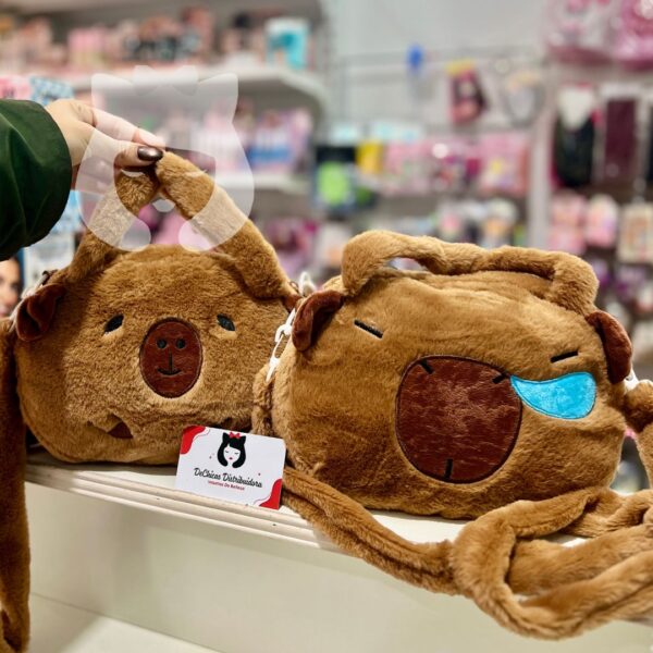 Cartera Infantil Capibara Peluche