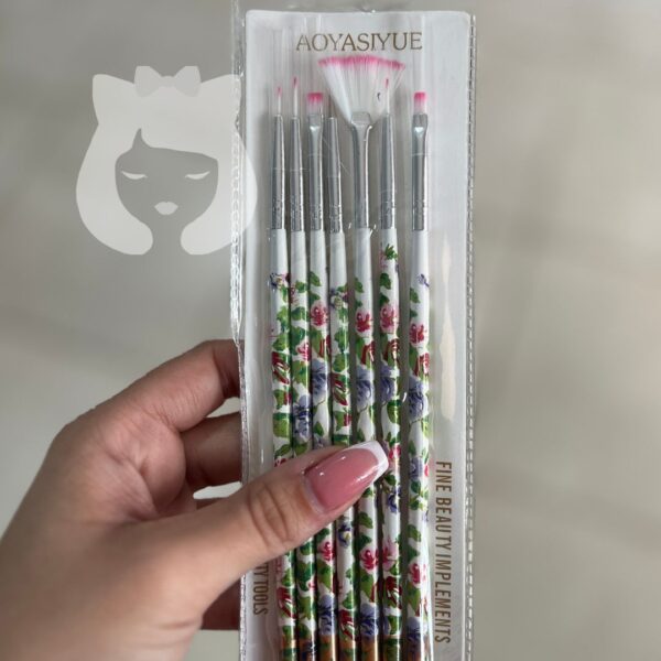 Pinceles Liner 7pcs