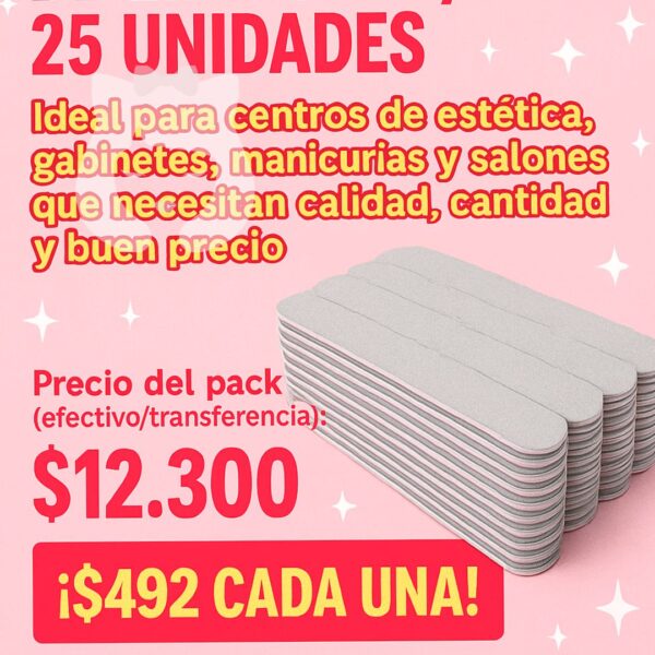 Pack Lima Cerrado 100/180 25 Unidades
