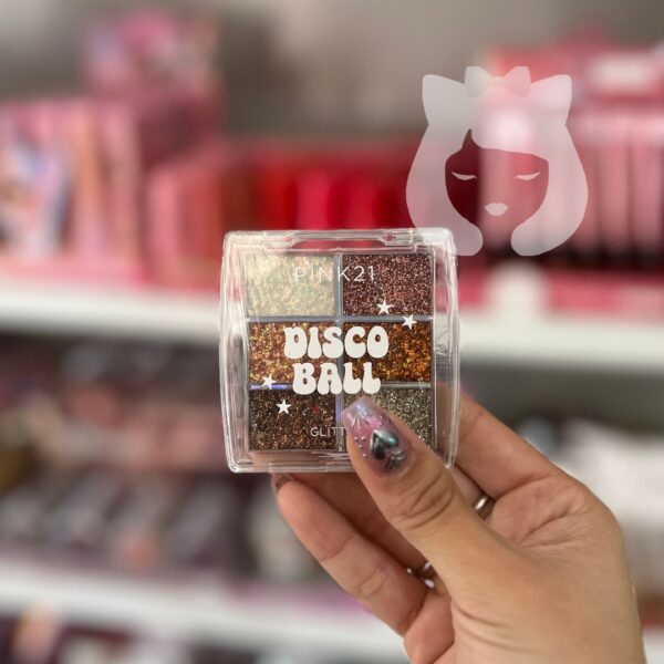 Paleta 6pcs C/Glitter Pink21