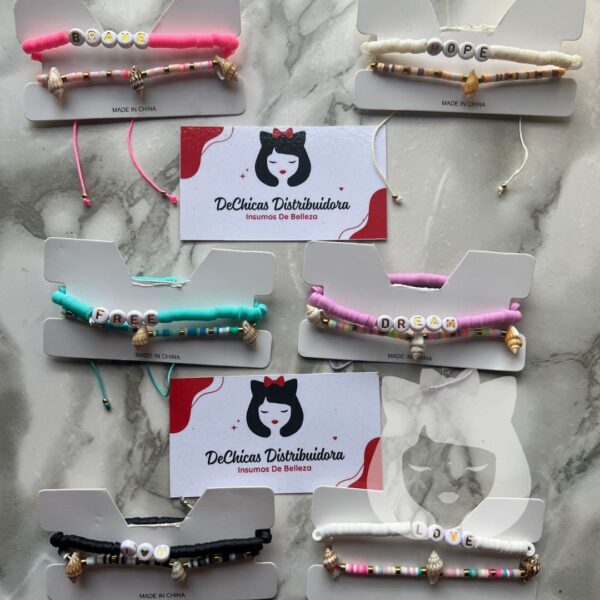 Par Pulseras Canutillos