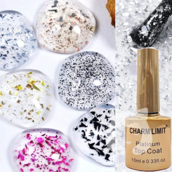 Top Coat C/Brillos Charm Limit
