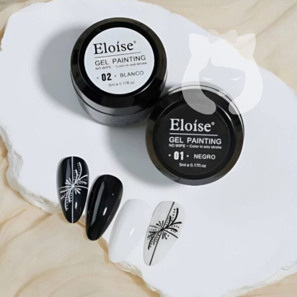 Gel Paint Eloise Blanco y Negro