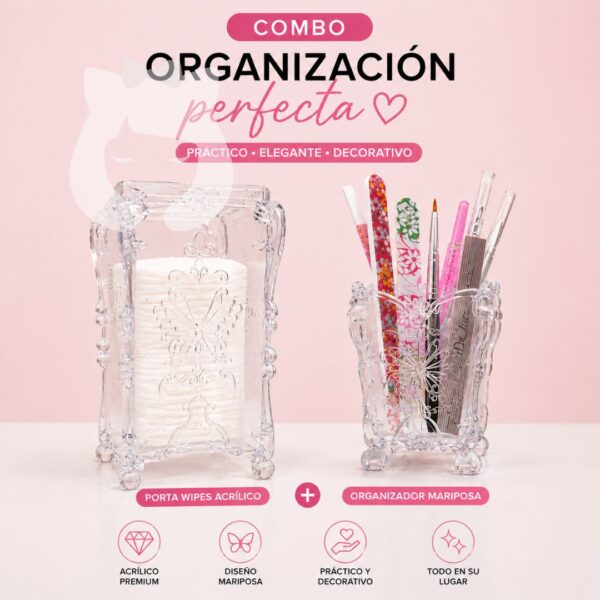 Combo Organizador Mariposa