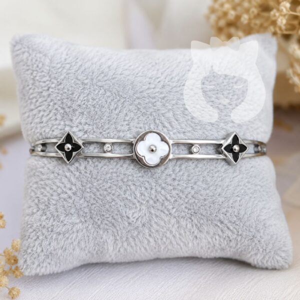 Pulsera Esclava Acero Quirúrgico Plateada